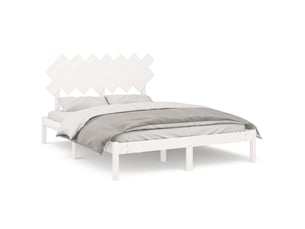 Lit 2 places 140x190 cm    coloris blanc