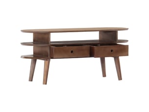 Meuble tv coloris marron 110 cm <strong></strong>  <strong></strong>