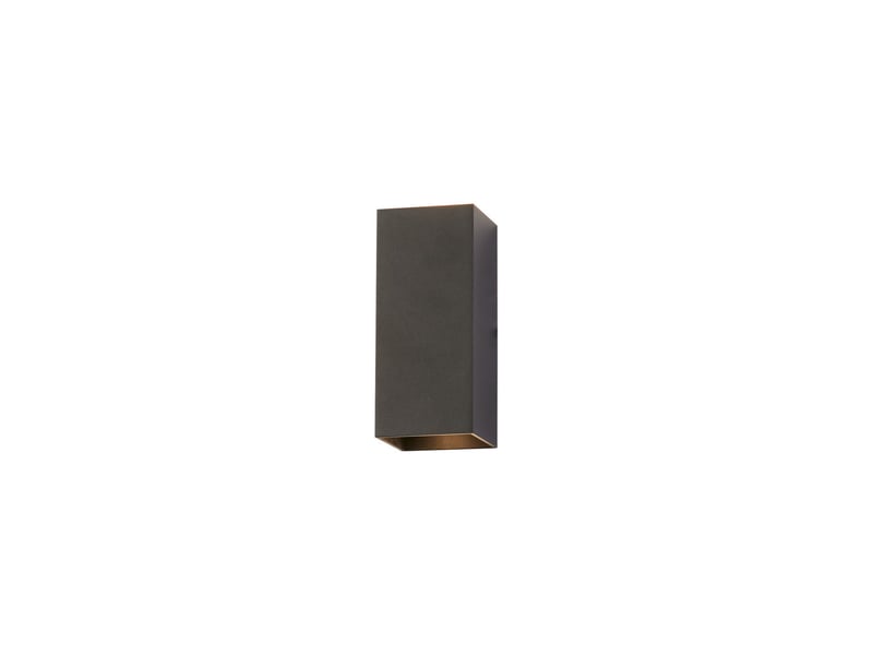  Searchlight don applique murale carrée à éclairage haut et bas, noire, 2 x gu10  - Conforama C