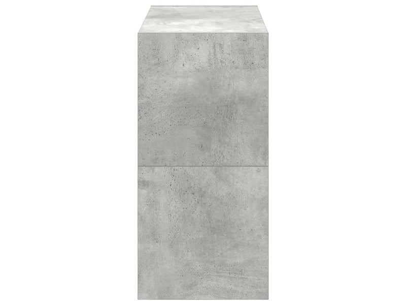  Étagères à chaussures 2 pcs empilable gris béton 60x30x30,5 cm  - Conforama E