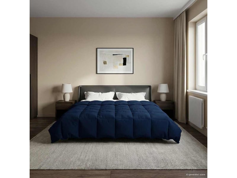  Couette - duvet d'été 220 x 260 cm été microfibre (100% polyester)  - Conforama D
