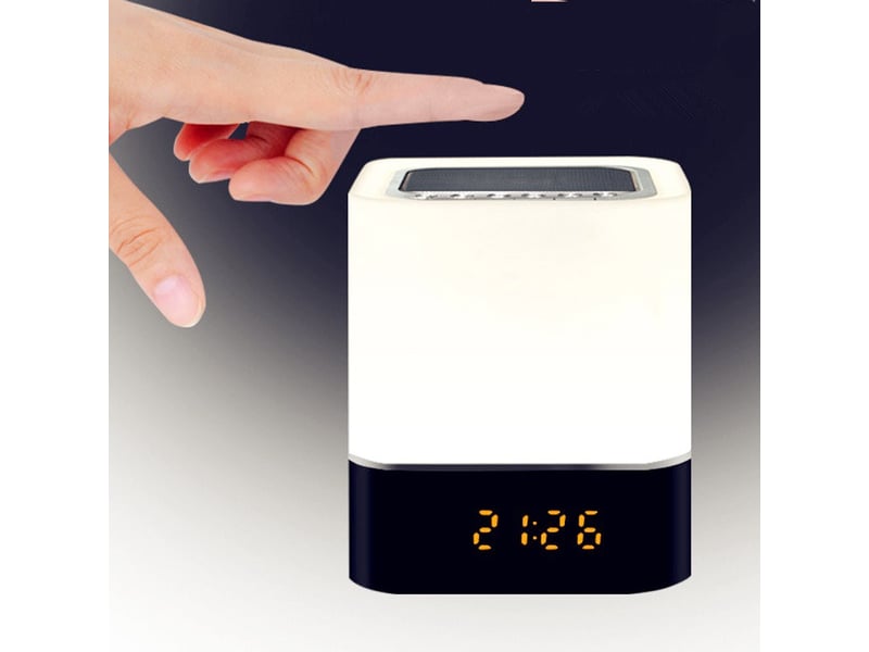 Lampe de chevet tactile à intensité variable 5 en 1 - Conforama B