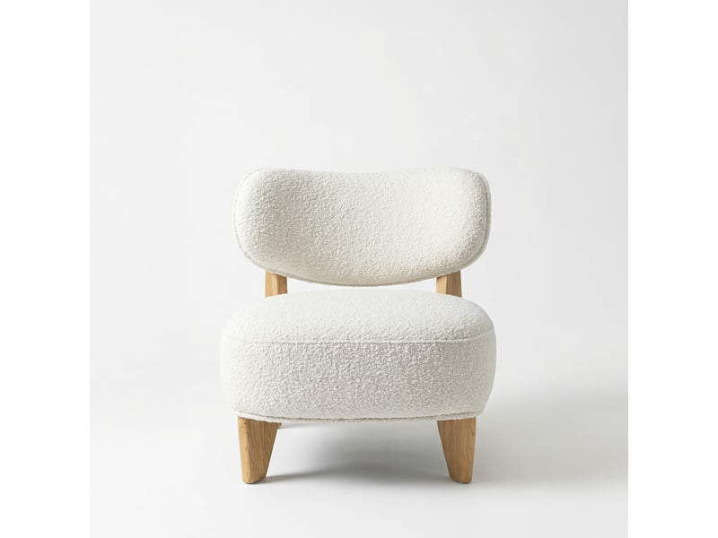  Fauteuil como blanc cassé - laine bouclée 3CA58.AS.1D.01 - Conforama A