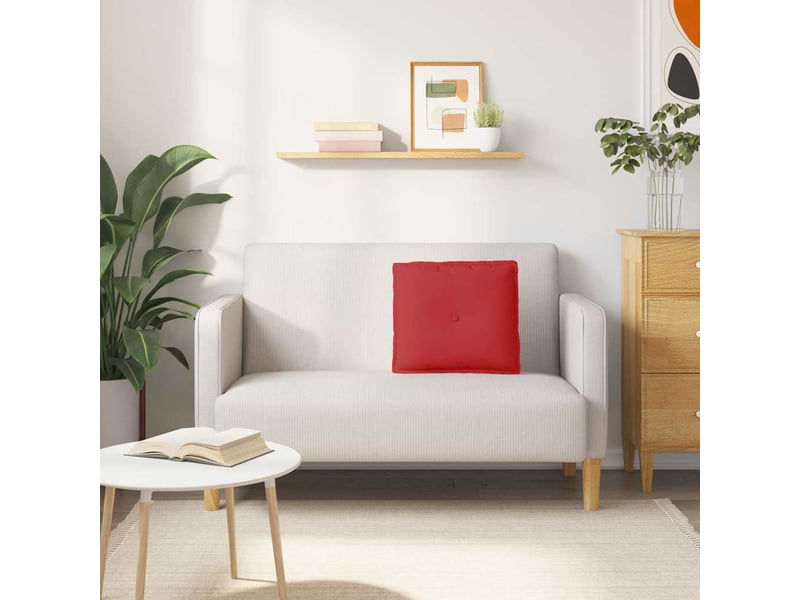  Coussin de dos, coussin de dossier rouge 50 x 19 x 45 cm tissu cf55003  - Conforama D
