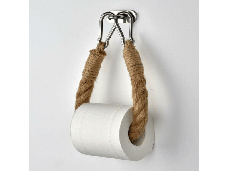 Support pour rouleau de papier toilette, porte-papier salle de bain support de rouleau de serviette toilette - Conforama C