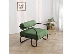 Fauteuil fixe <strong></strong> Velours côtelé gris