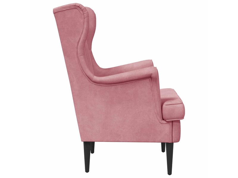  Vidaxl fauteuil rose velours  - Conforama E