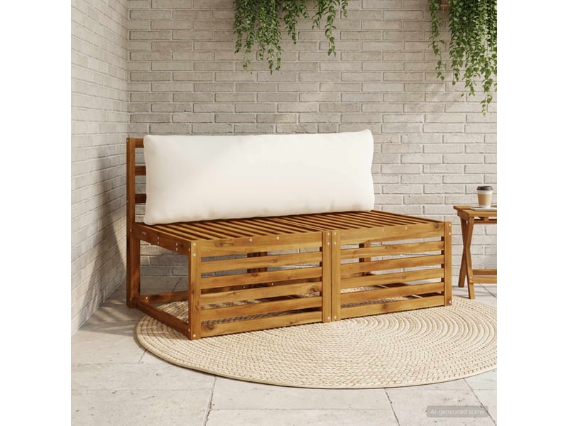 Coussin de dos, coussin de dossier 1 pièce putten 100 % polyester blanc cf54332 - Conforama B