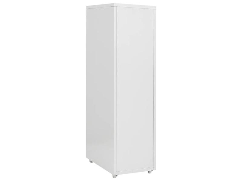  Caisson de bureau, classeur mobile gris 28x41x109 cm métal  - Conforama D