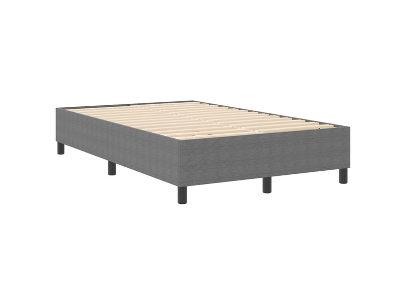Lit double- lit adulte - cadre de lit plateforme gris clair 120 x 190 cm - Conforama A