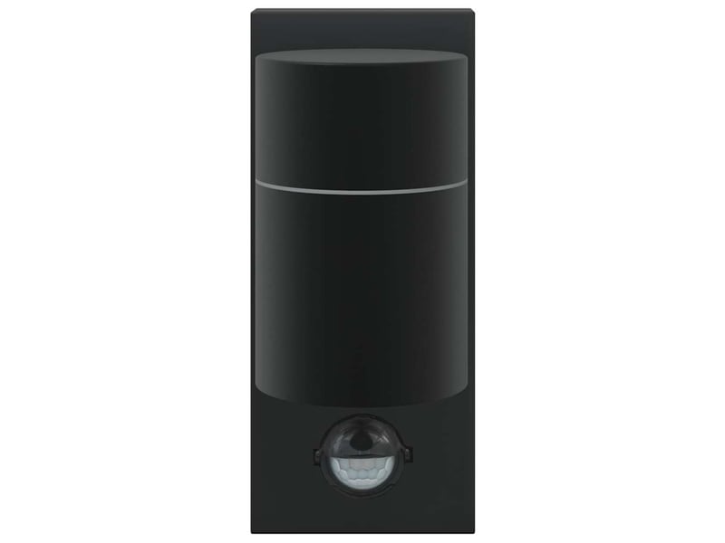 2 pièces applique murale extérieure noir 6,5x10,5x16 cm shl60408 - Conforama E