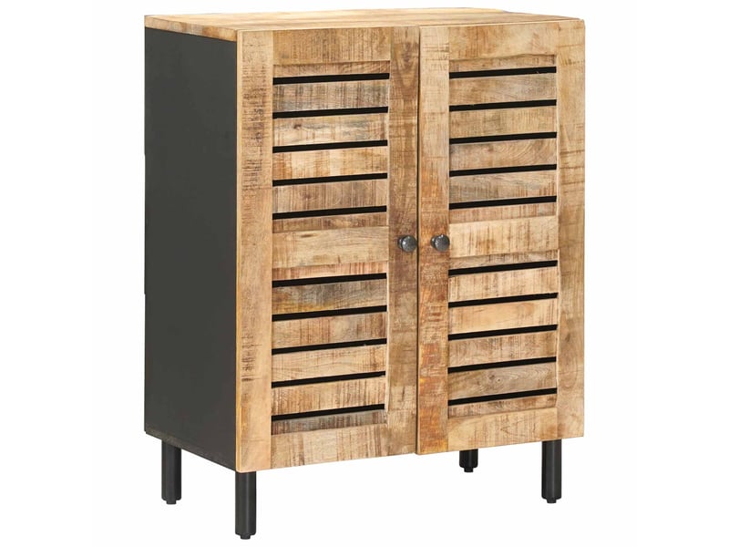 Armoires de rangement salon 60 x 33 x 75 cm bois de mangue massif shl8310 - Conforama A