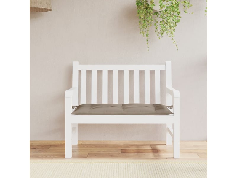  Coussin de banc de jardin, coussin d'assise taupe 110x50x7 cm tissu oxford cf52829  - Conforama B