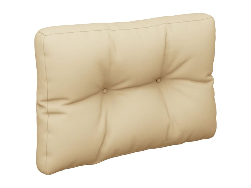  Lot de 2 coussins de palette, coussins de canapé beige tissu cf59490  - Conforama E