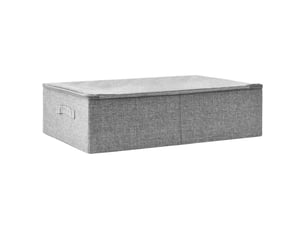 Boîte de rangement tissu 70x40x18 cm gris