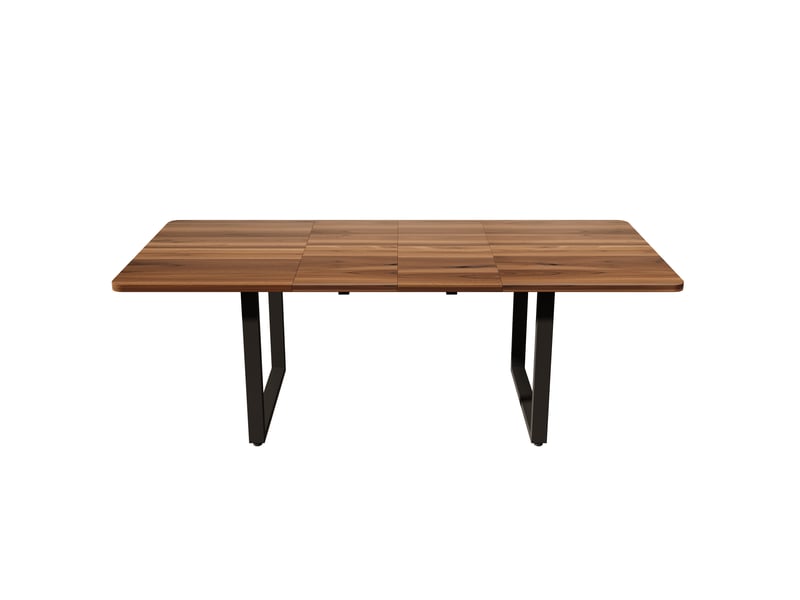 Table à manger extensible 140180 ou 220 × 80 cm, aspect noyer IKSETERA TRADING LTD - Conforama W