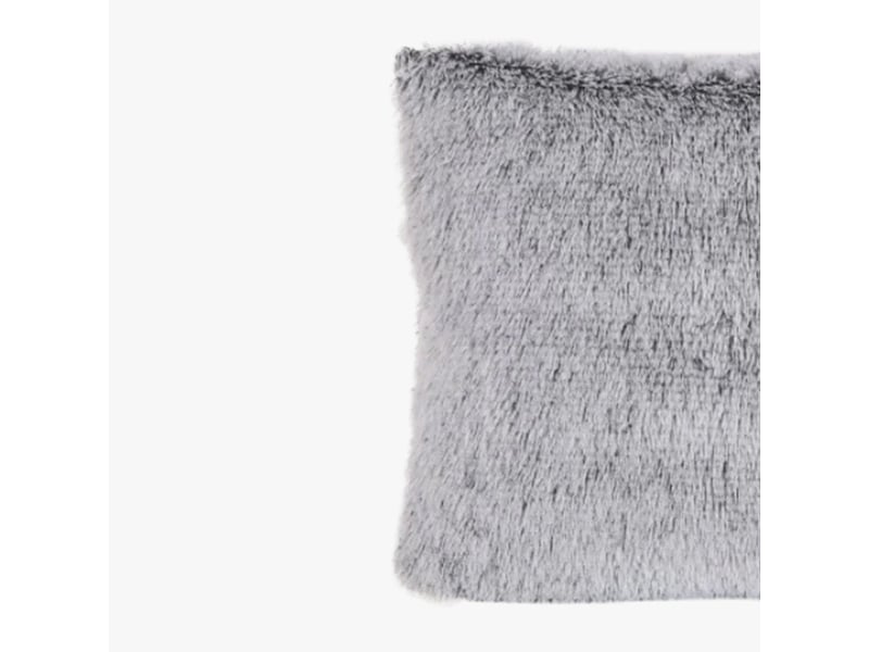  Coussin carré en tissu gris 42x42 cm  - Conforama C