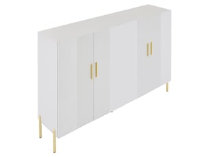 Buffet 4 porte(s) - 160 cm coloris blanc