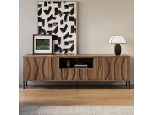 Meuble tv coloris naturel 160 cm OOIILLEE