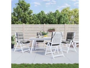 Lot de 4 coussins d'extérieur, coussins de chaise gris 100 x 50 x 7 cm cf56412
