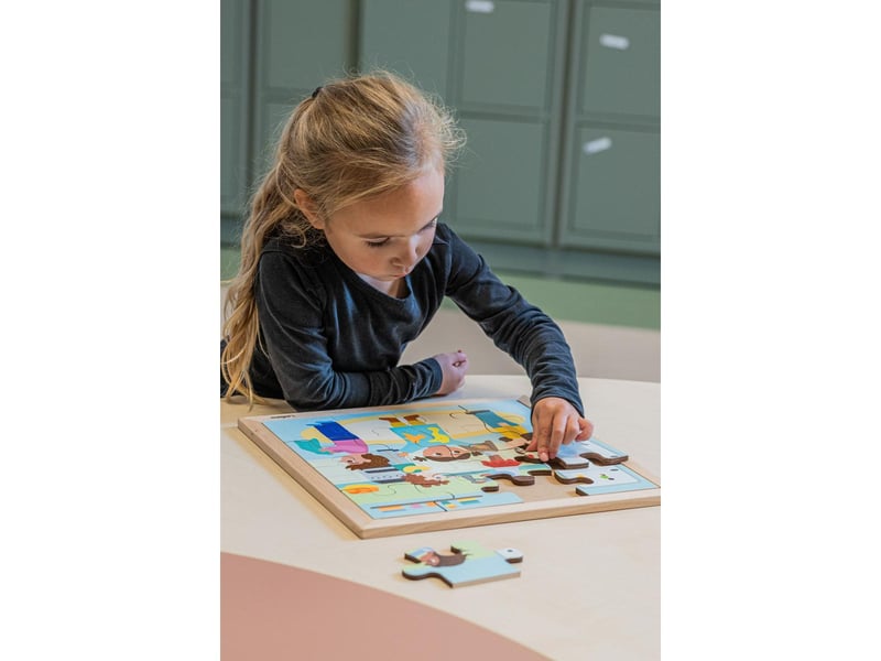  Educo routine quotidienne - se laver les mains  16 pièces de puzzle 8719924062644 - Conforama E