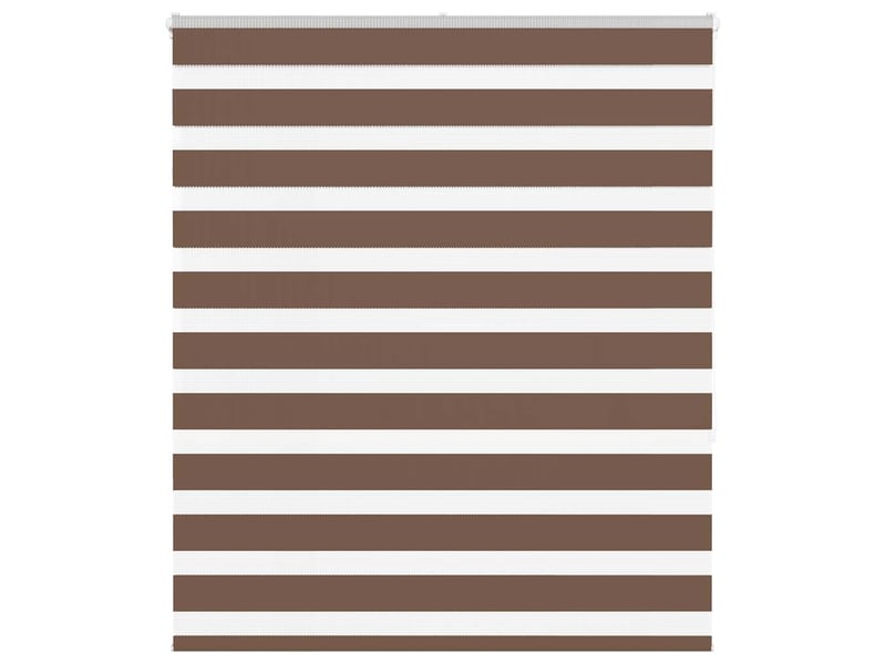  Store zèbre, store de fenêtre marron 120x150cm largeur du tissu 115,9cm polyester cf48660  - Conforama B