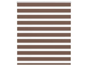 Store zèbre, store de fenêtre marron 120x150cm largeur du tissu 115,9cm polyester cf48660