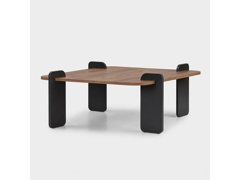  Table basse de salon moderne en bois 90x90 cm marais - bois neutre  - Conforama A