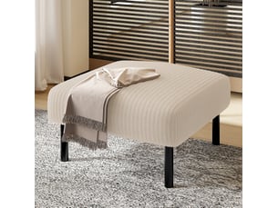 Pouf / repose pied EVRYAE   beige