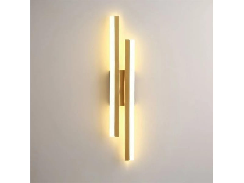  Applique murale interieur led or pour chambre, salon, hôtel, escalier, blanc chaud 3000k 7914674584 - Conforama B
