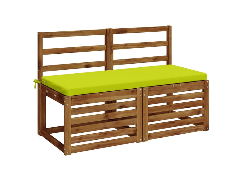  Lot de 2 coussins de banc, coussins d'assise soest 100 % polyester vert vif. Cf57609  - Conforama C