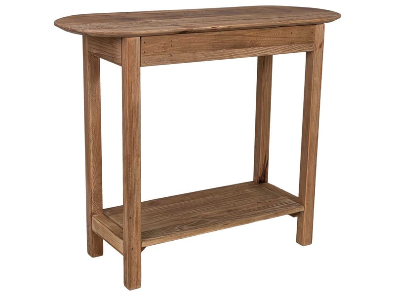  Meuble d'entrée en bois marron 95x35x76h cm  - Conforama E