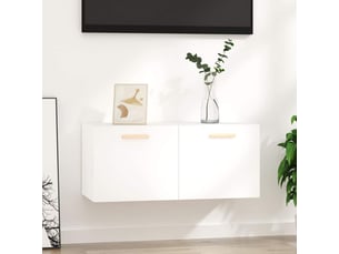 Étagère, armoire murale blanc 80x35x36,5 cm bois d'ingénierie cf40984