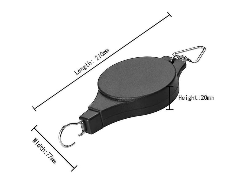  4 pièces noir rétractable plante poulie fleur panier crochet - télescopique réglable pour bassin suspendu chlorophytum pot de fleur cage  - Conforama C
