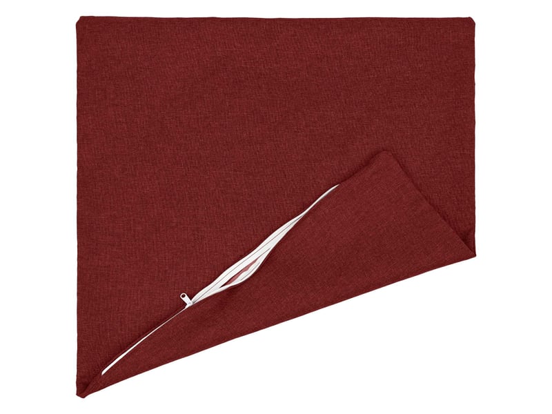  Lot de 2 coussins avec oreiller, coussins décoratifs heerlen bordeaux tissu cf50194  - Conforama C