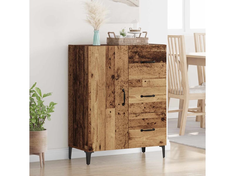  Buffet - bahut - meuble de rangement bois ancien 69,5 x 34 x 90 cm bois d'ingénierie  - Conforama B