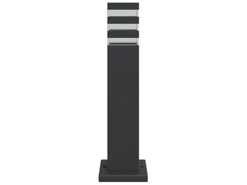  Lampadaires d'extérieur 3 pcs 50 cm aluminium noir 02_0042549  - Conforama D