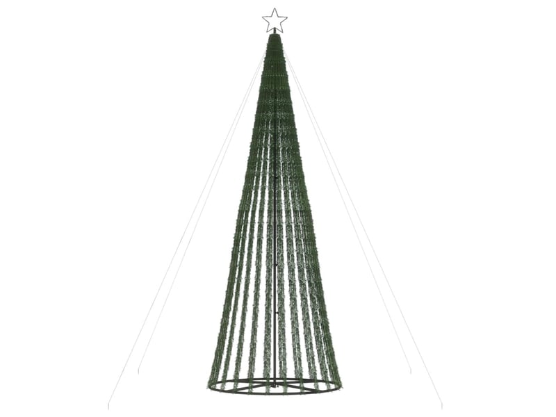  Sapin de noël, arbre de noël à led 688 led bleu 300 cm  - Conforama E