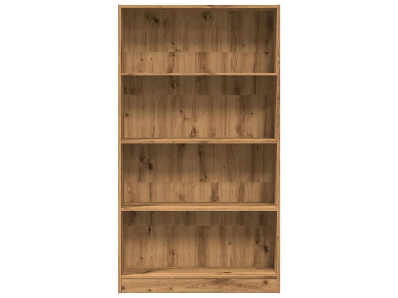  Bibliothèque, étagère de rangement chêne artisanal 80x24x143 cm bois d'ingénierie  - Conforama D
