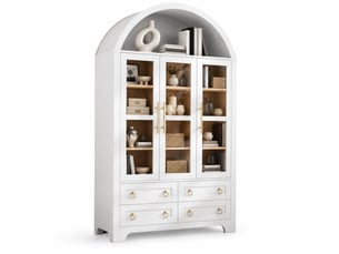Buffet 3 porte(s) 4 tiroir(s) COVREO - 110 cm coloris blanc