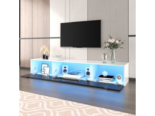 Meuble tv coloris bicolore 180 cm LPOSPI