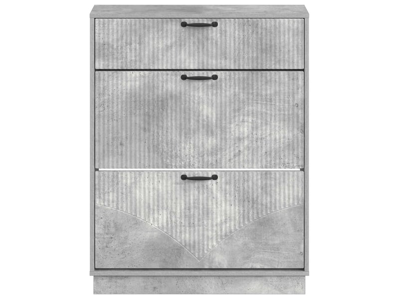  Meuble à chaussures, armoire à chaussures hoorn 78x24x100 cm bois d'ingénierie shl2920  - Conforama D