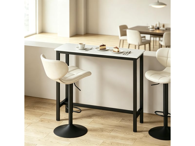  Table de bar moderne compacte, table haute fonctionnelle pour repas, 1 pièce  - Conforama D