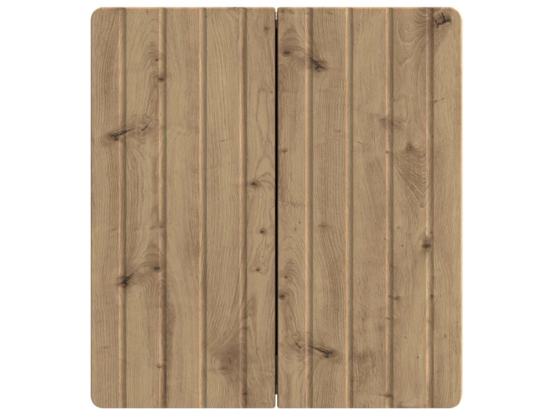  Armoire murale salon, meuble de rangement 59 x 31 x 64 cm bois d'ingénierie  - Conforama D