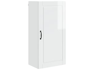 Meuble mural de cuisine, armoire de cuisine blanc brillant 50x31x100cm shl4195