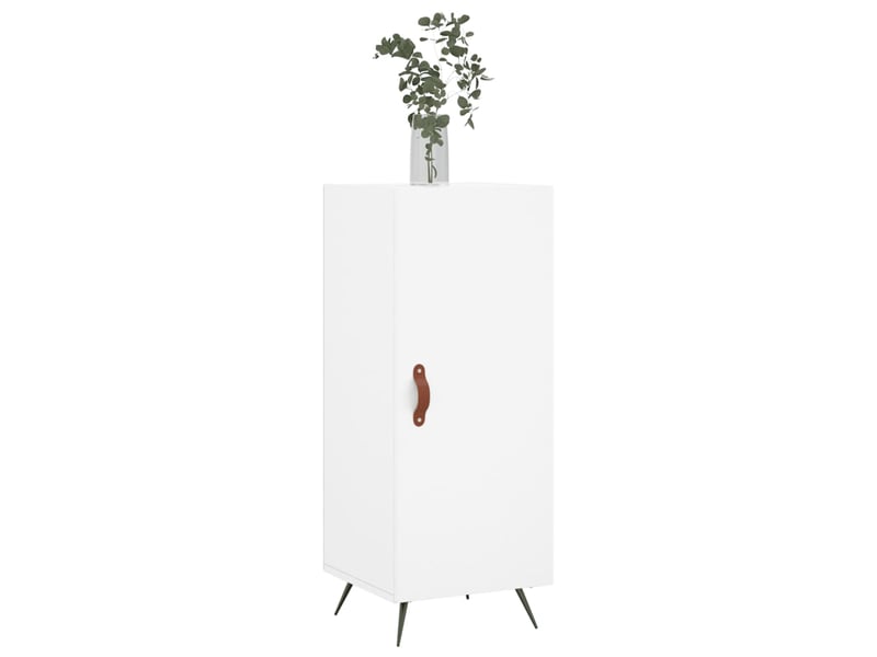  Buffet - bahut - meuble de rangement blanc 34,5x34x90 cm bois d'ingénierie  - Conforama C