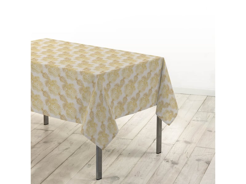  Nappe antitache rectangulaire zena 140x240cm jaune  - Conforama A