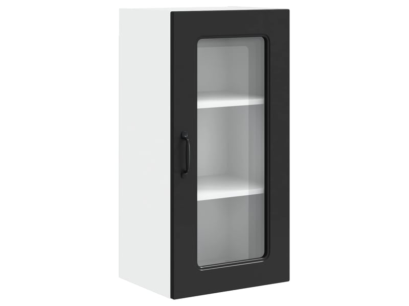  Meuble mural de cuisine | armoire de cuisine noir 40x31x80cm shl7769  - Conforama A