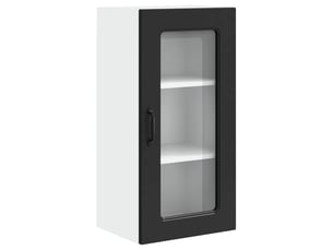 Meuble mural de cuisine | armoire de cuisine noir 40x31x80cm shl7769