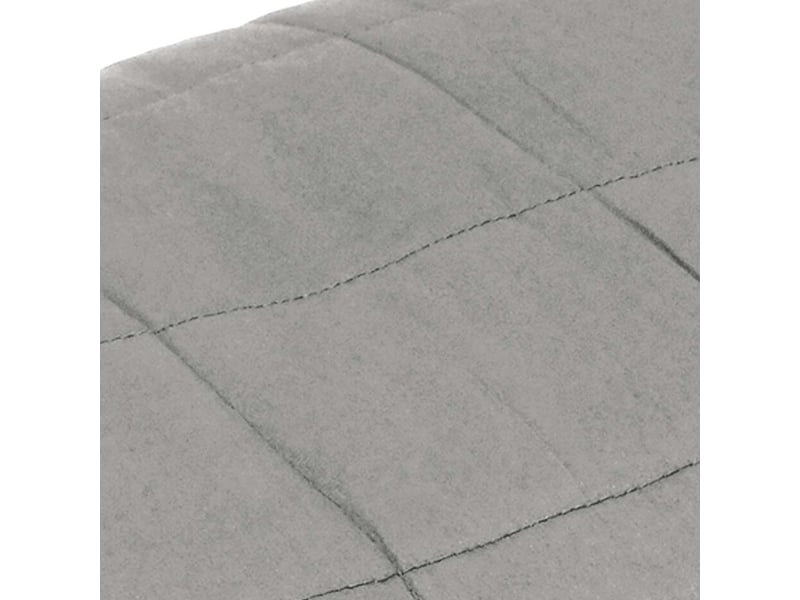  Couverture lestée adulte gris 150x200 cm 7 kg tissu shl58655  - Conforama D